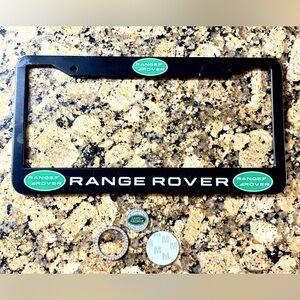 Range, Land Rover License Plate Frame and Bling